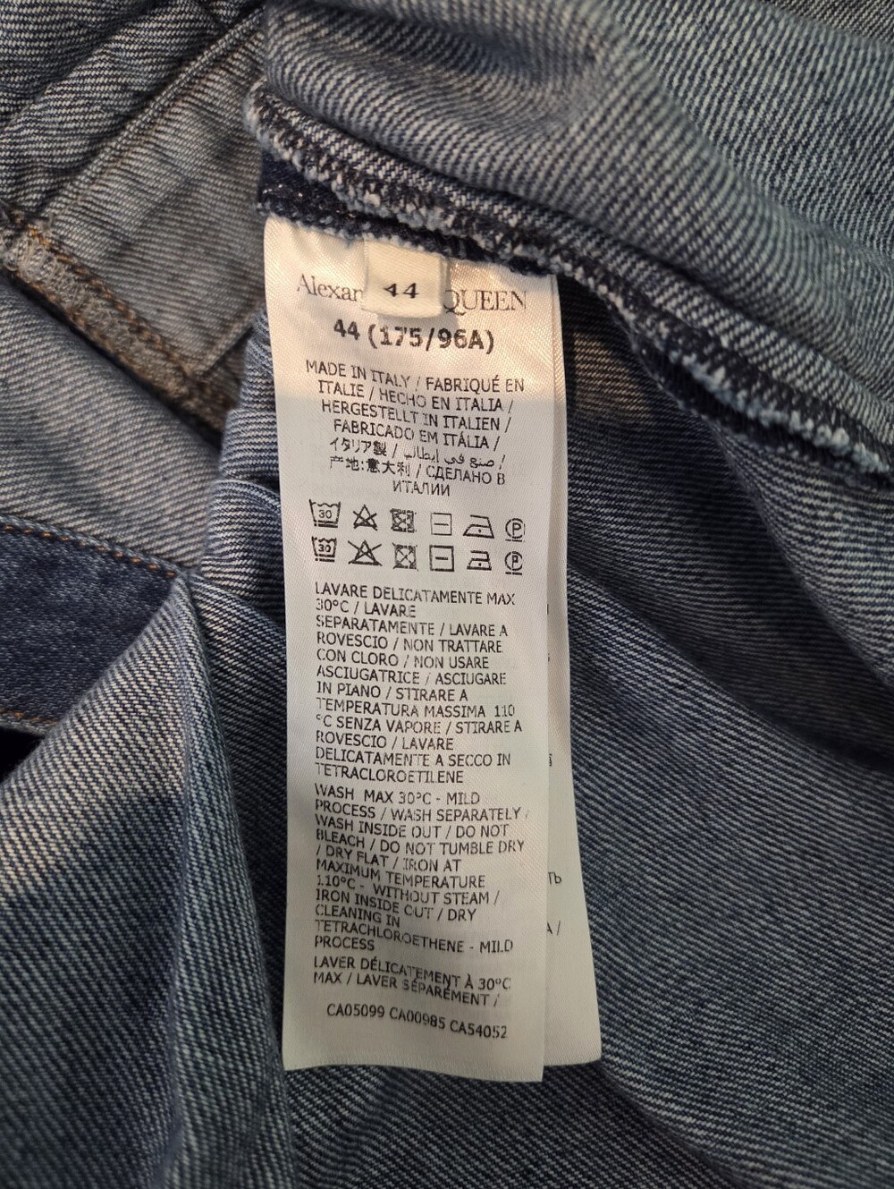 Alexander Mcqueen Denim Mini Shirt Dress - Picture 8 of 10